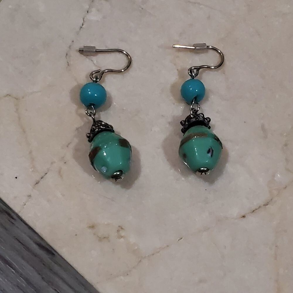 New‎ handmade jeweled earrings